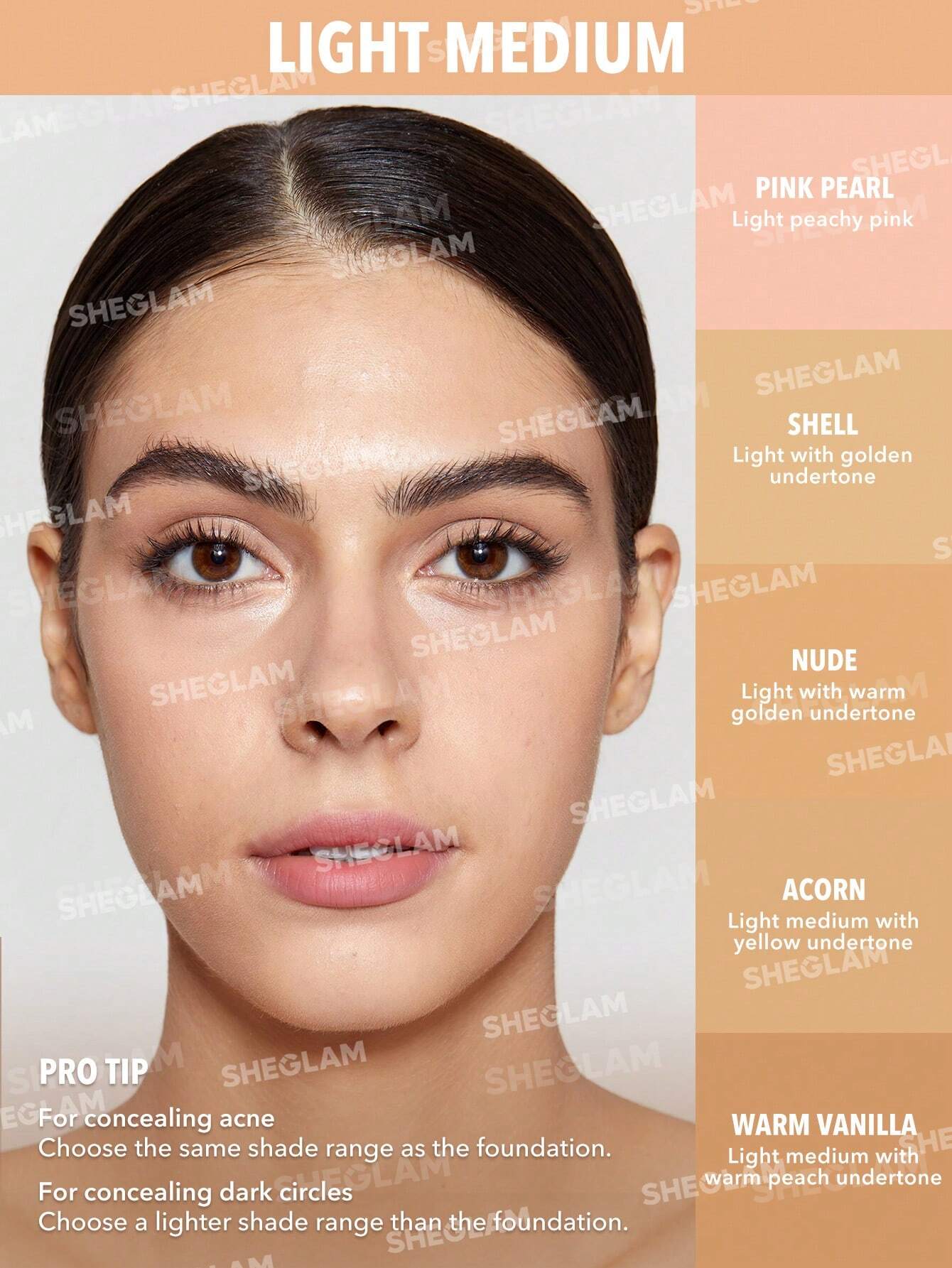 کانسیلر اصلاح رنگ شیگلم Complexion Boost Color Correcting Concealer - Image 5