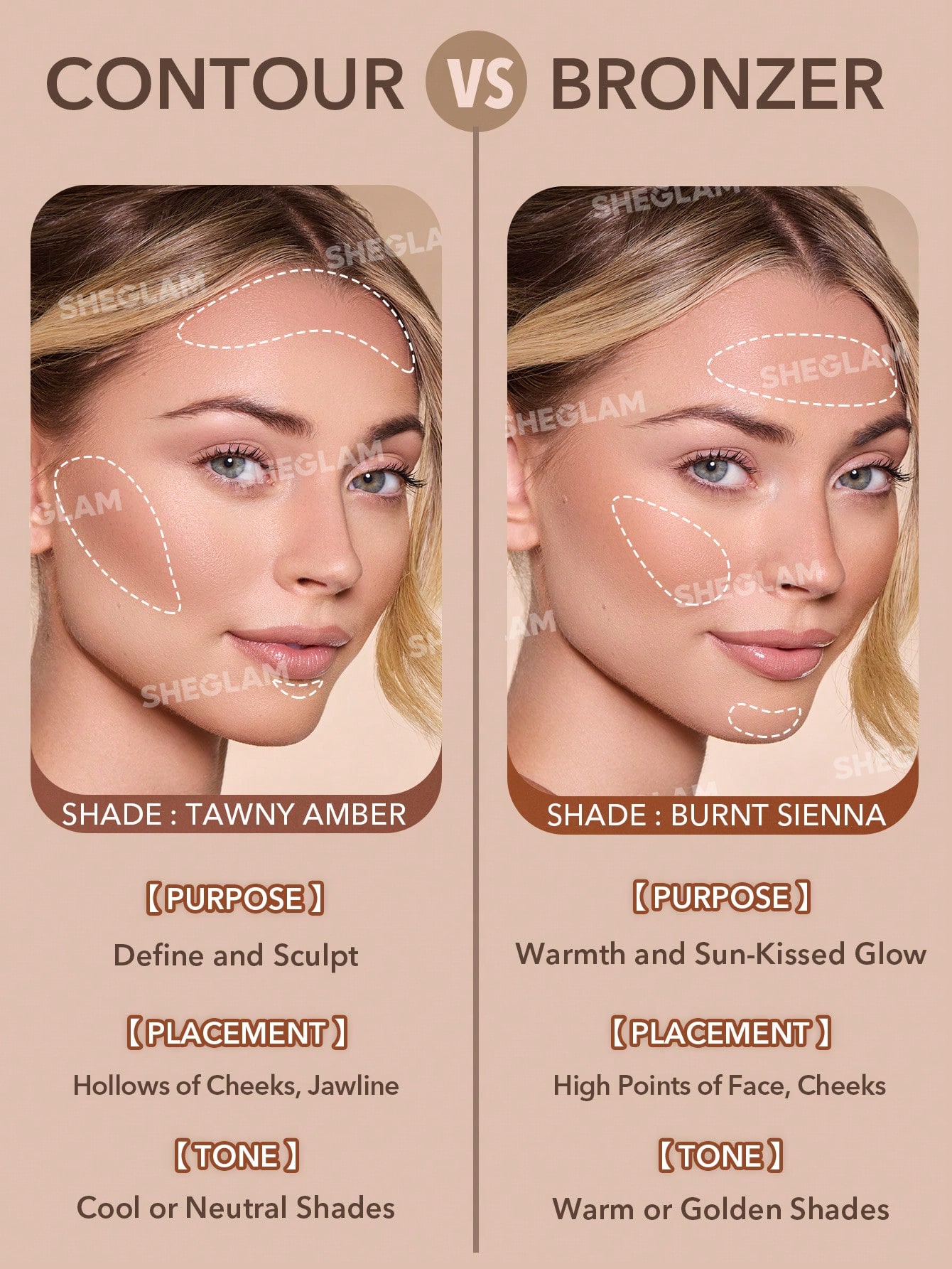 کانتور مایع شیگلم Sun Sculpt Liquid Contour - Image 5