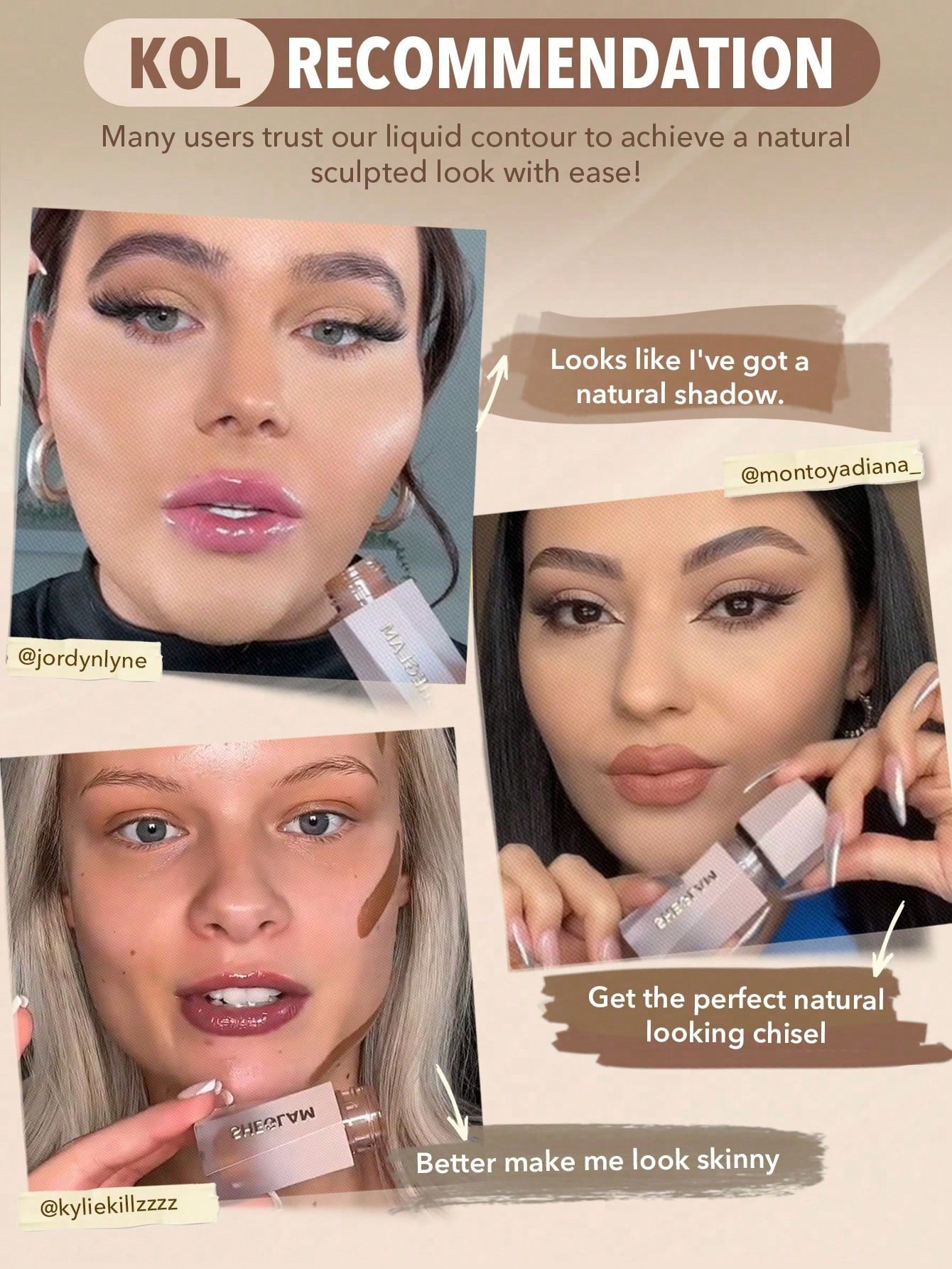 کانتور مایع شیگلم Sun Sculpt Liquid Contour - Image 7