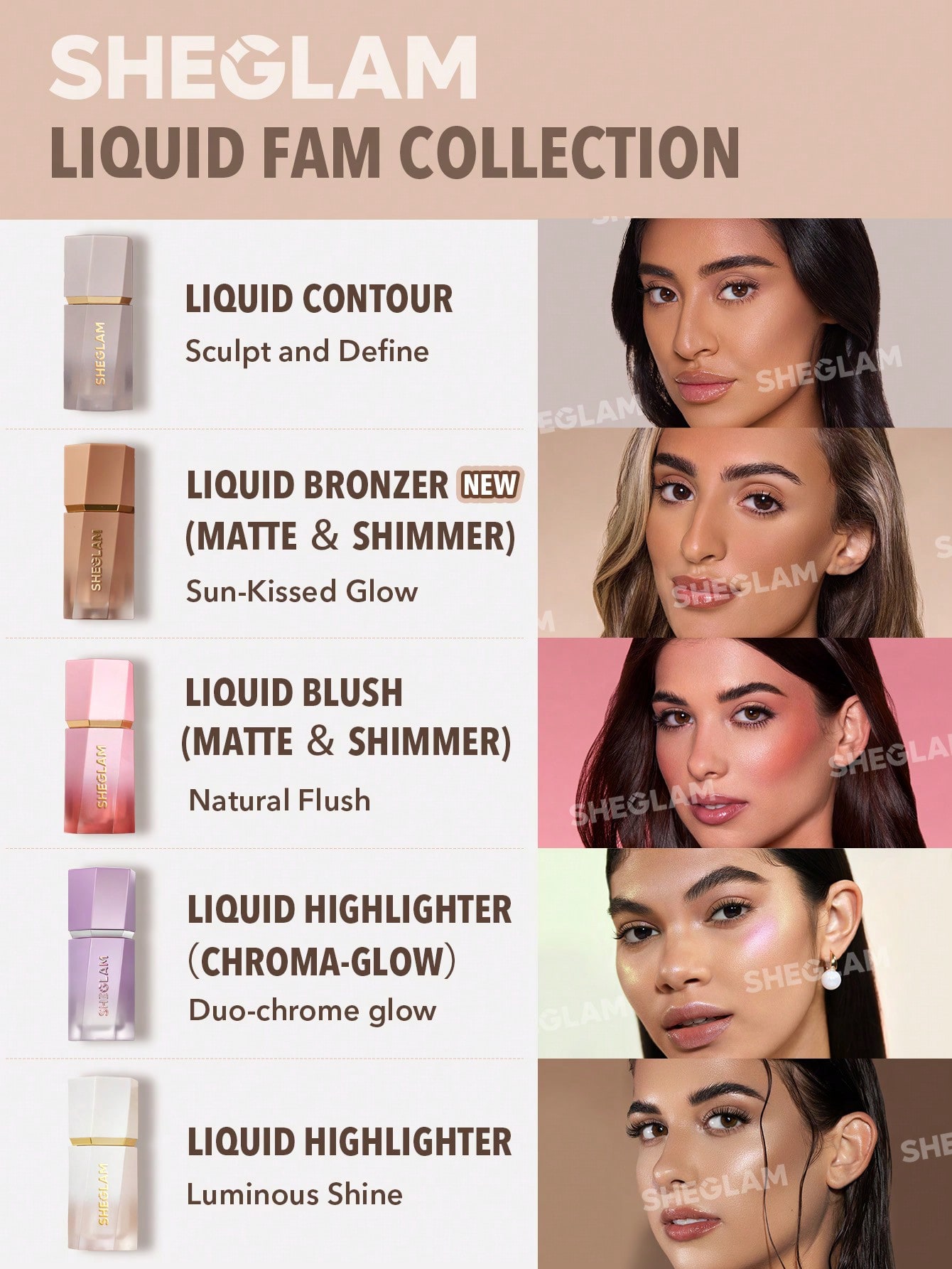 کانتور مایع شیگلم Sun Sculpt Liquid Contour - Image 10