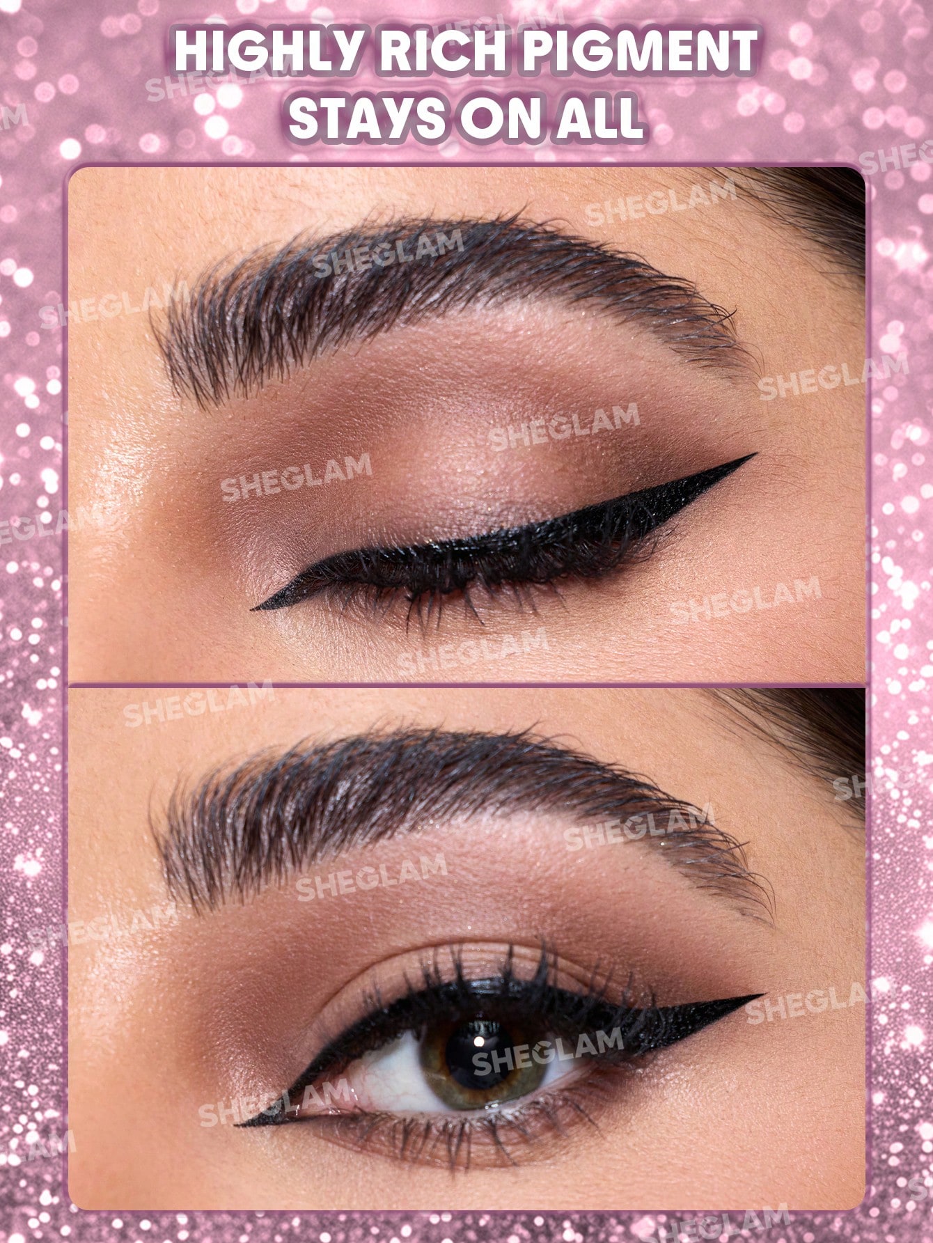 خط چشم مایع ضد آب شیگلم Line & Define Waterproof Liquid Eyeliner - Image 4