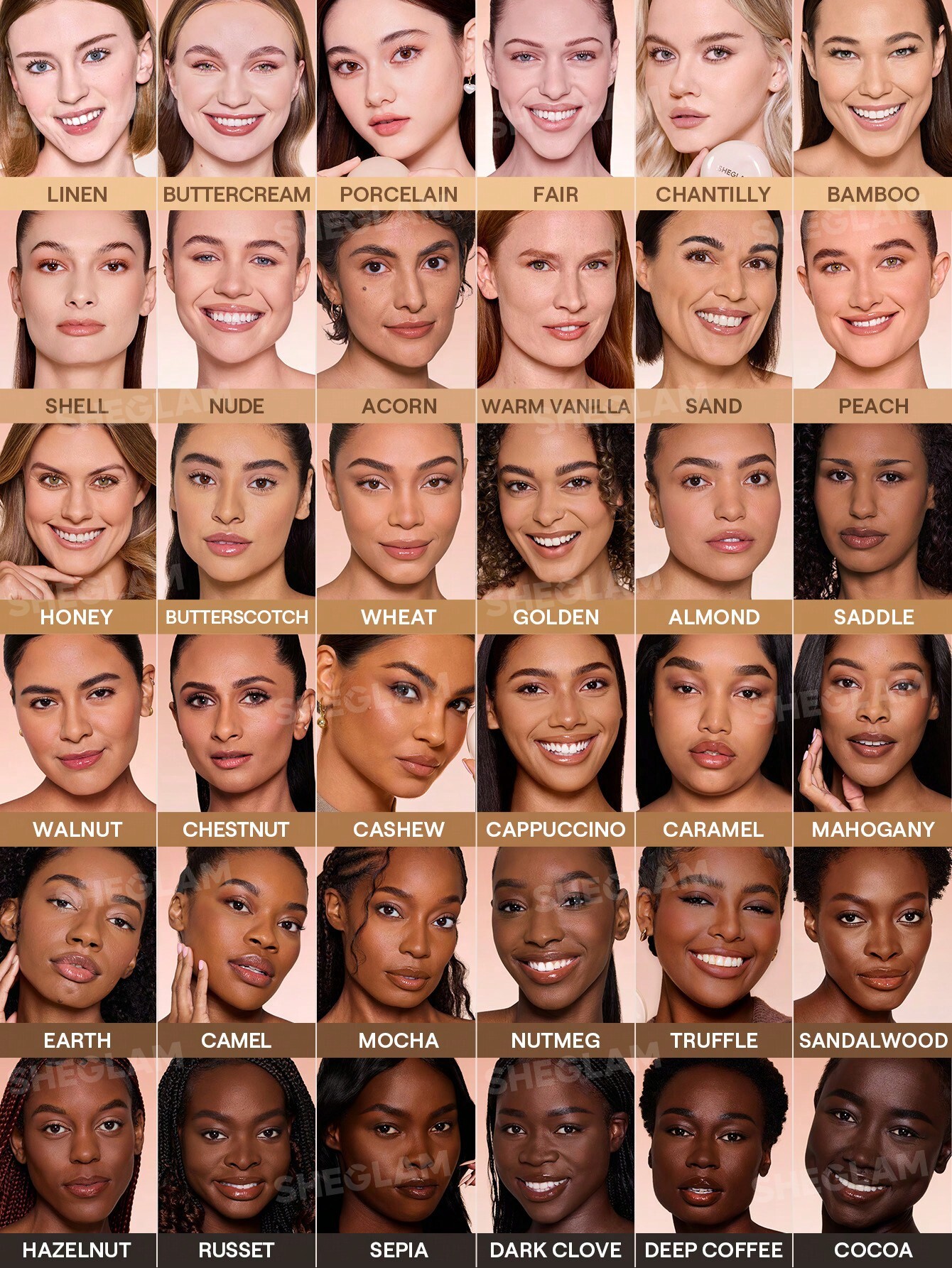 کرم پودر کوشن شیگلم Lock & Go Long-Lasting Cushion Foundation - Image 5
