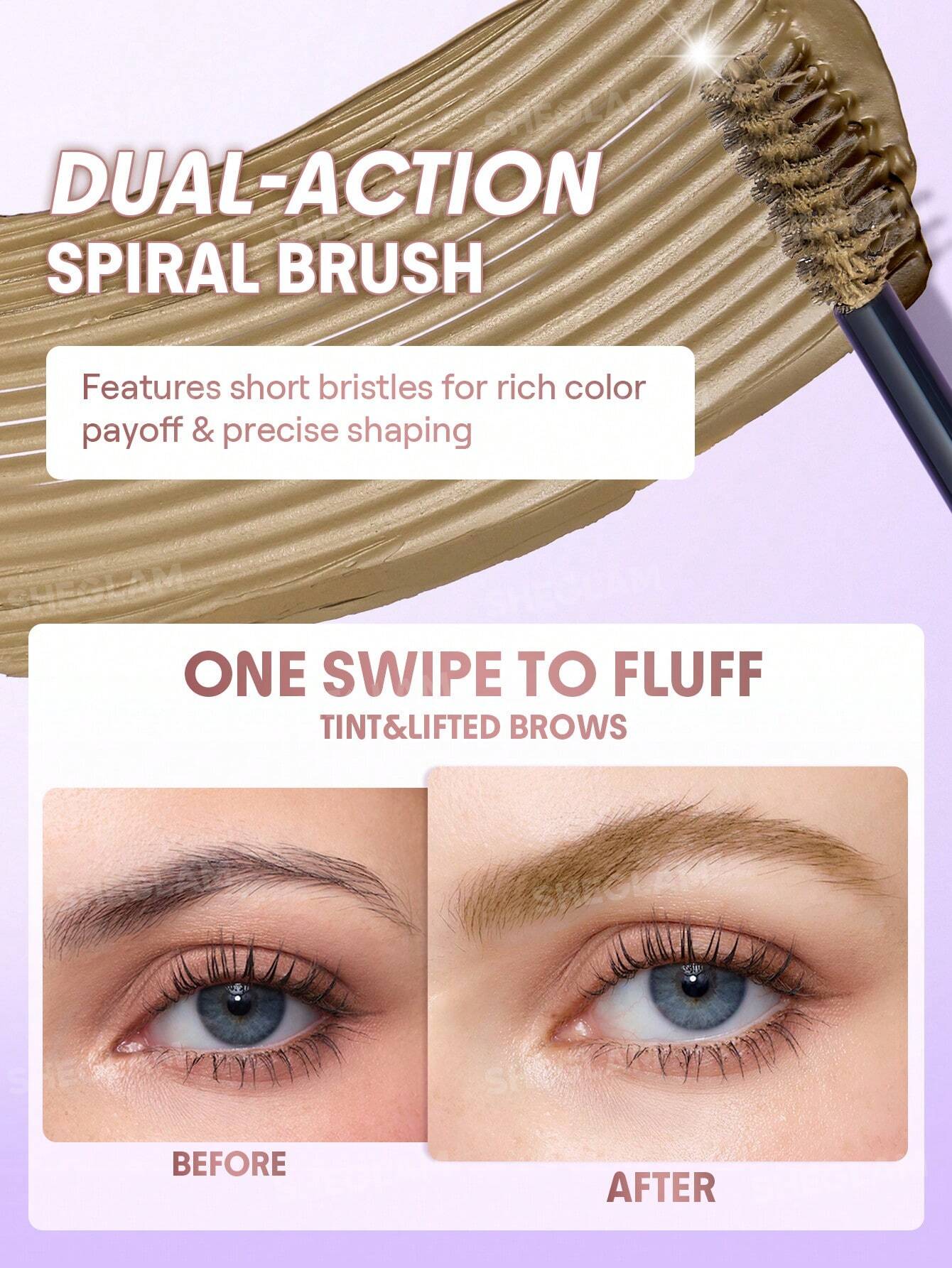موس رنگی حجمدهنده ابرو شیگلم Airy Tinted Volumizing Brow Mousse - Image 6
