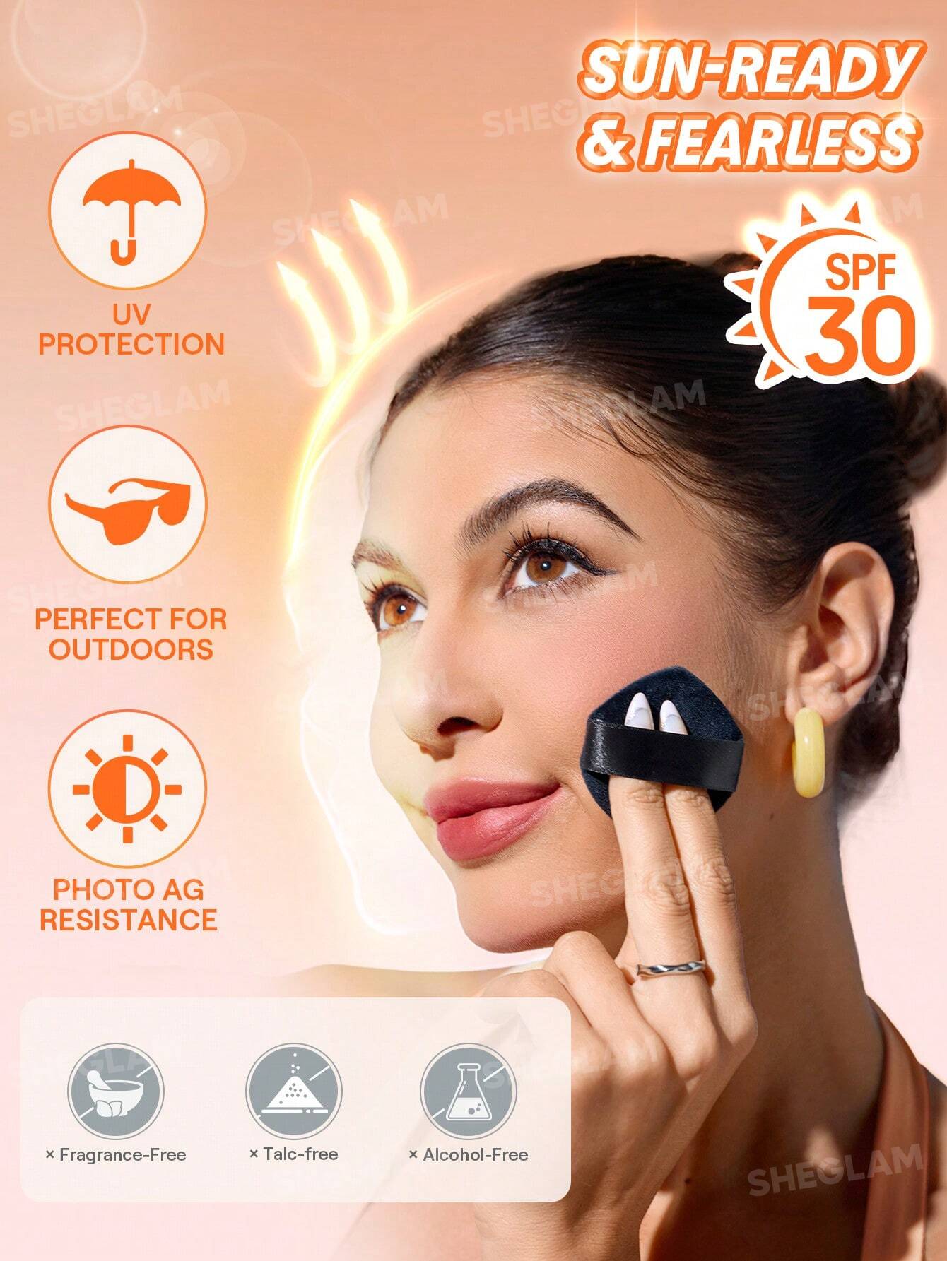 پودر فیکس SPF دار شیگلم Insta-Ready Sunset Blur Setting Powder - Image 7