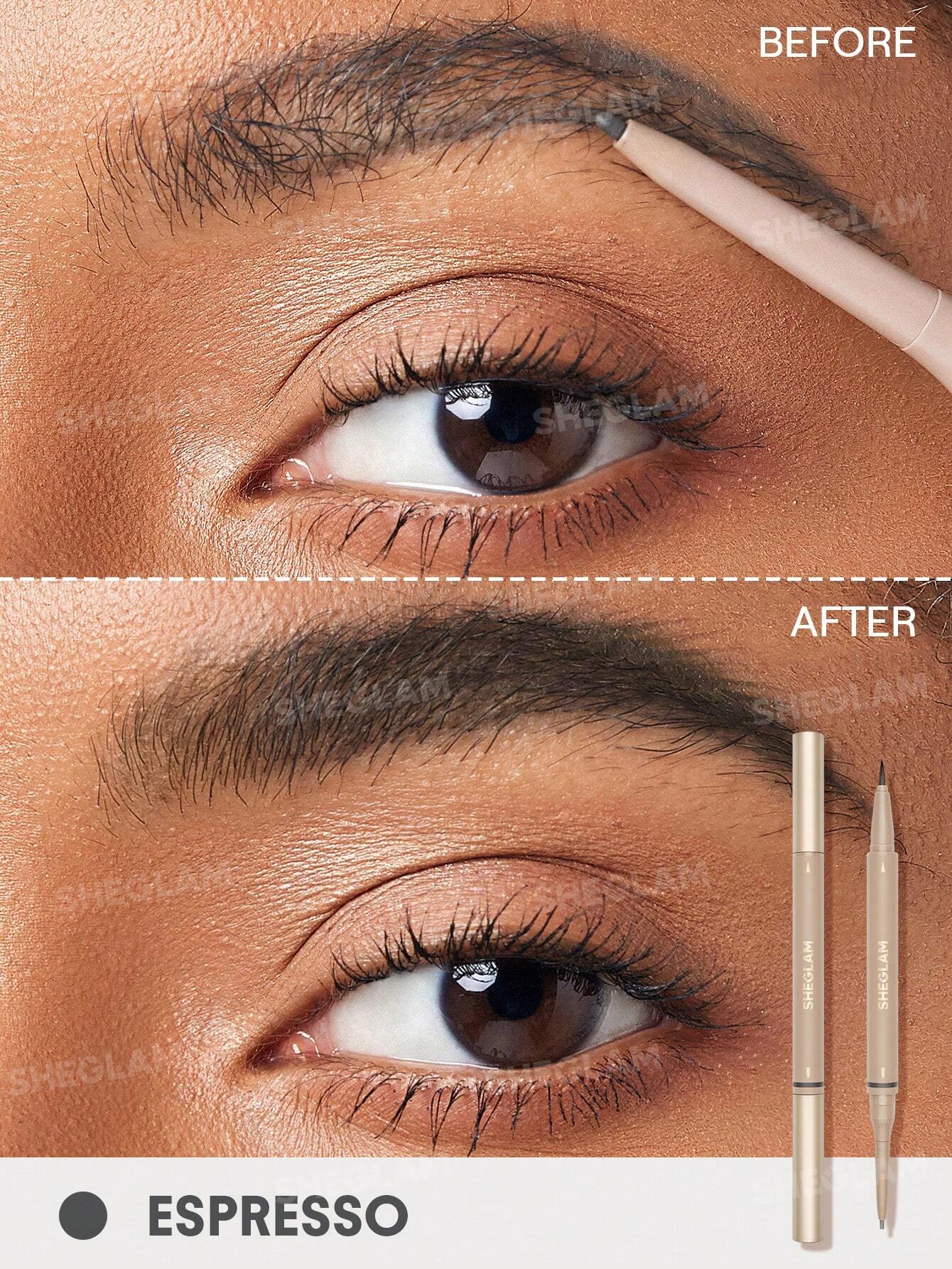 مداد ابرو دوکاره شیگلم Brows On Demand 2-In-1 Brow Pencil - Image 7