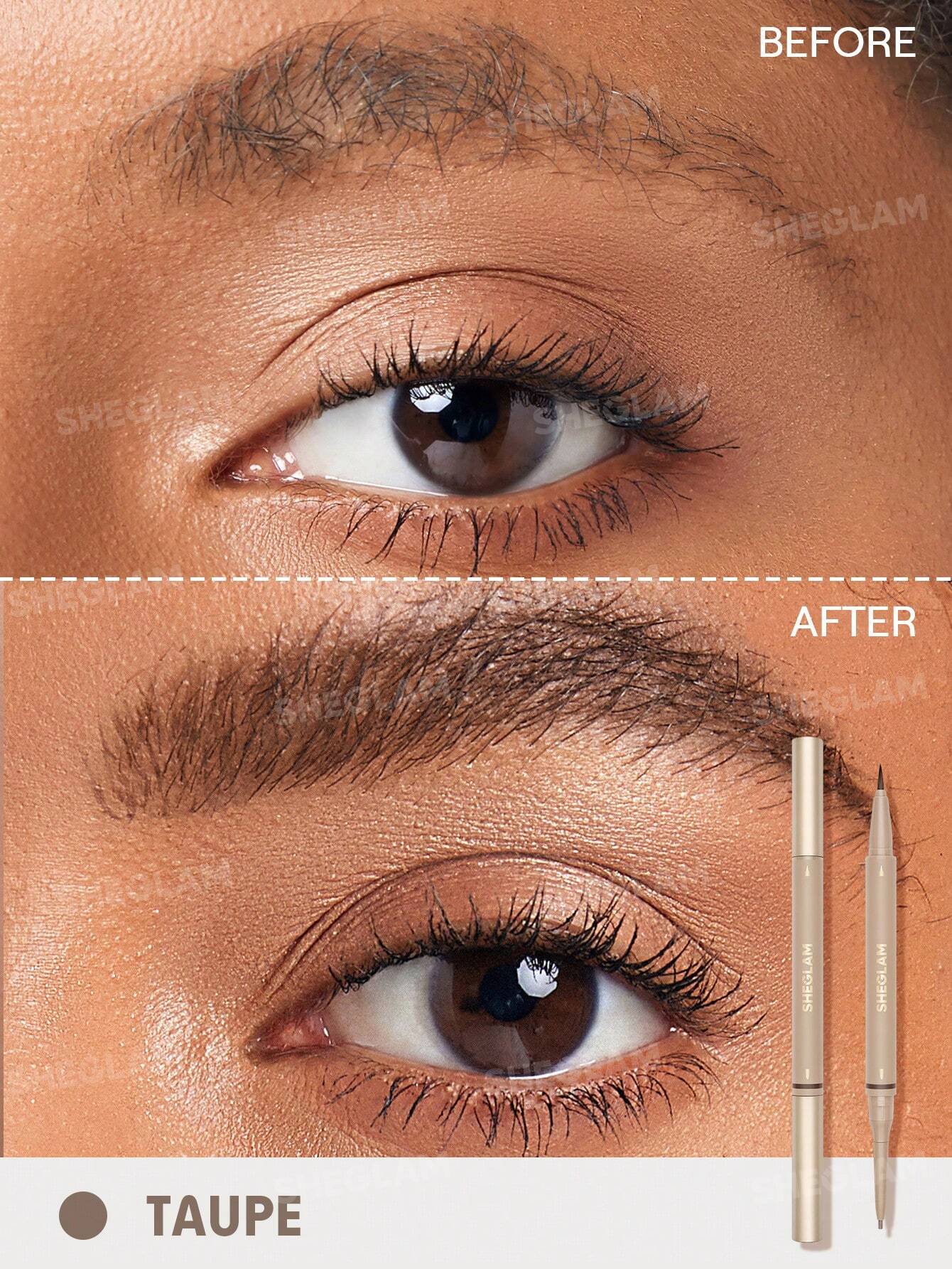 مداد ابرو دوکاره شیگلم Brows On Demand 2-In-1 Brow Pencil - Image 8
