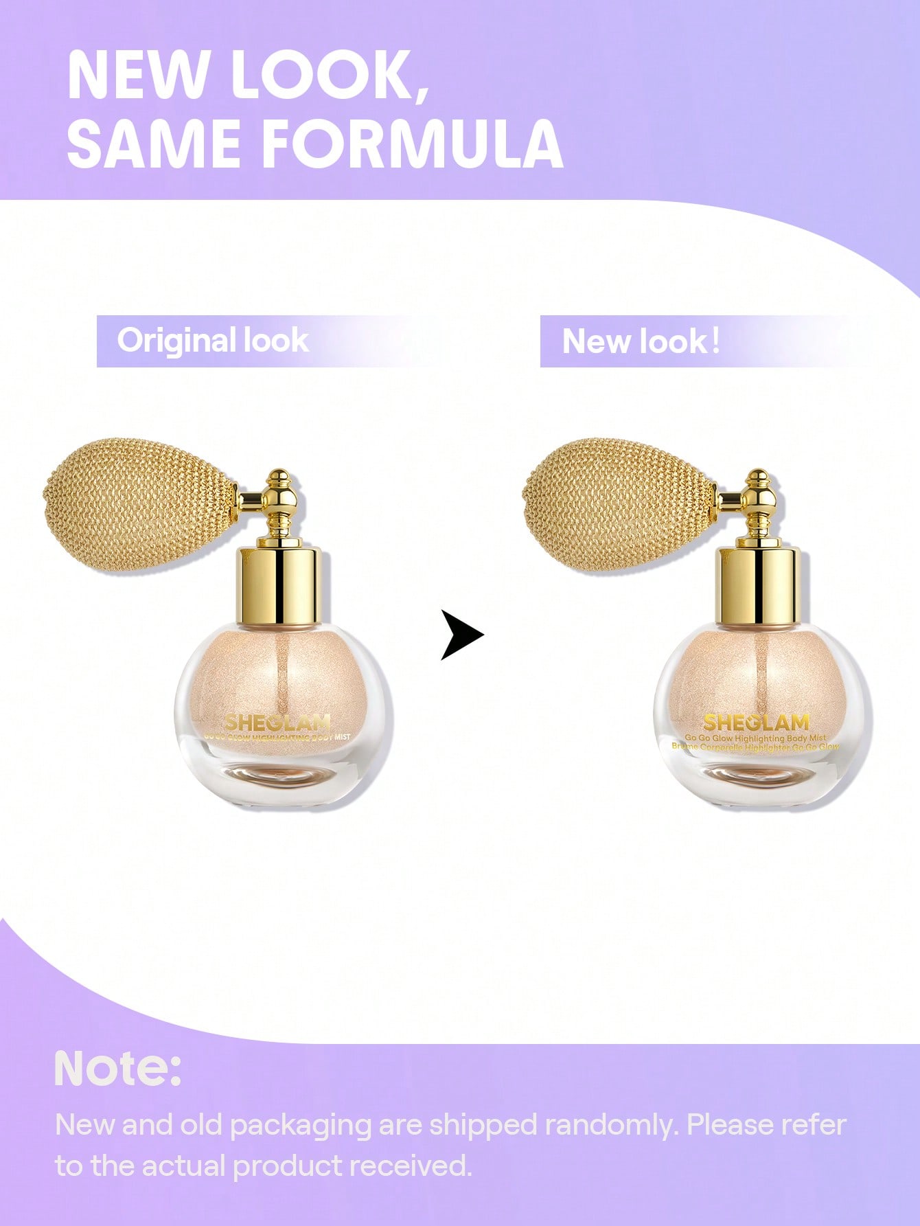 اسپری هایلایتر بدن شیگلم Go Go Glow Highlighting Body Mist - Image 3