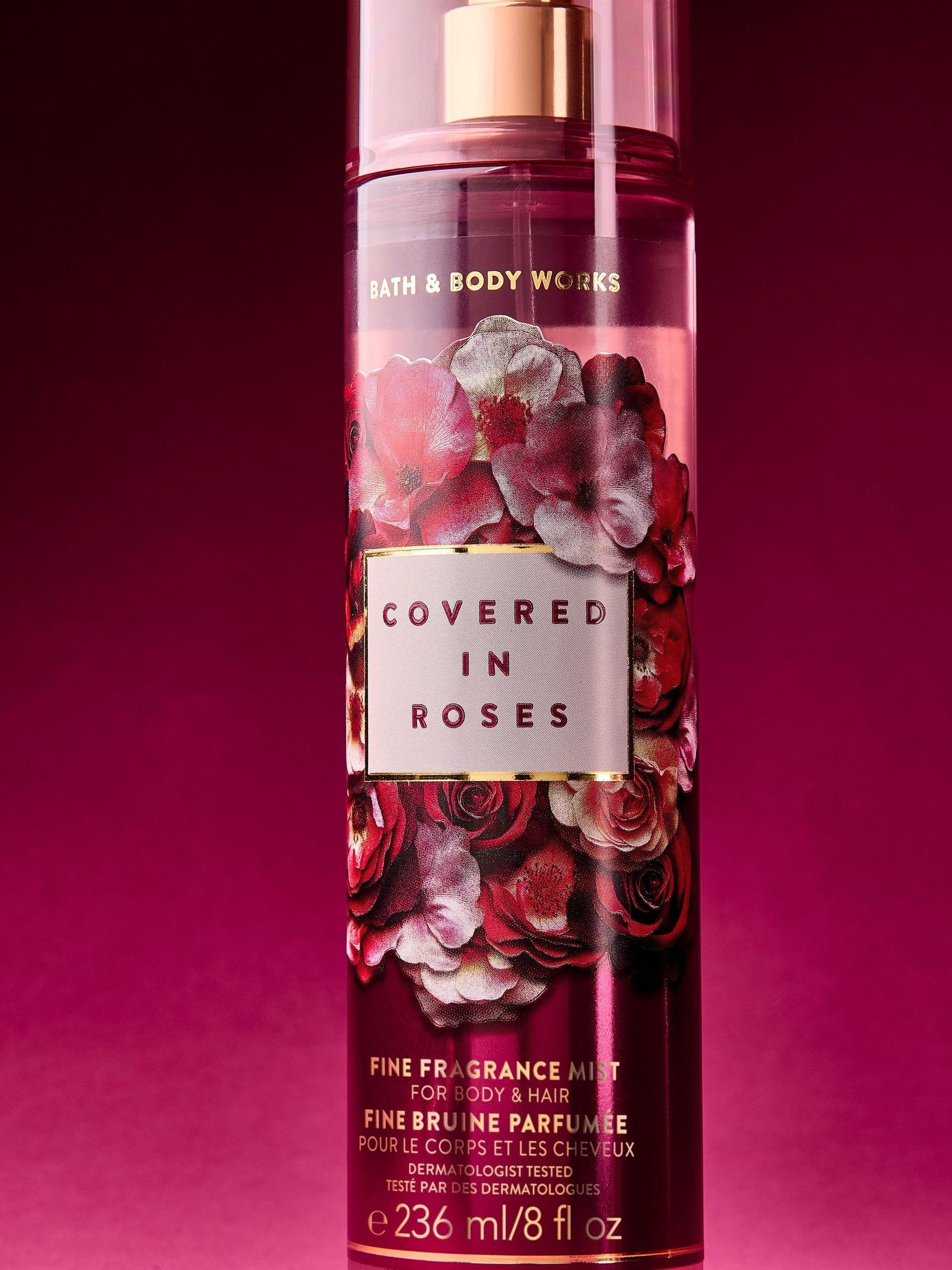 بادی اسپلش بث اند بادی ورکس Covered In Roses حجم 236 میلیلیتر - Image 3