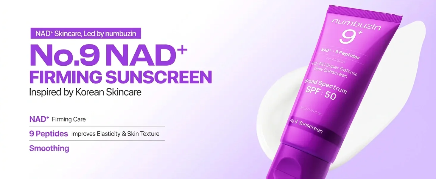 کرم ضد آفتاب شماره 9 نامبوزین Super Defense Glow SPF 50 حجم 50 میلیلیتر - Image 4